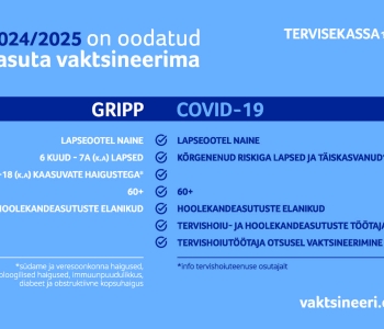 Gripi vastane vaktsineerimine 2024/2025